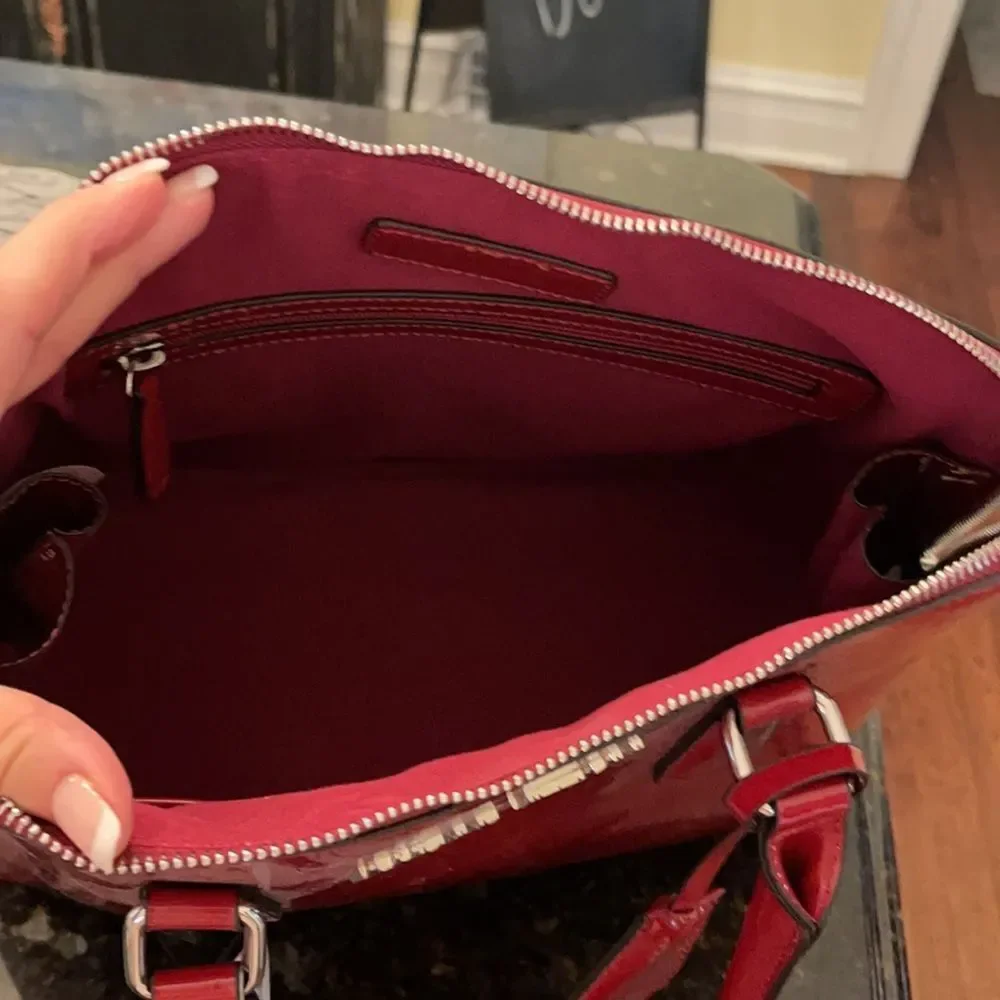 *Lipstick Red* Adrienne Vittadini NWT Cherry Red Dome Satchel